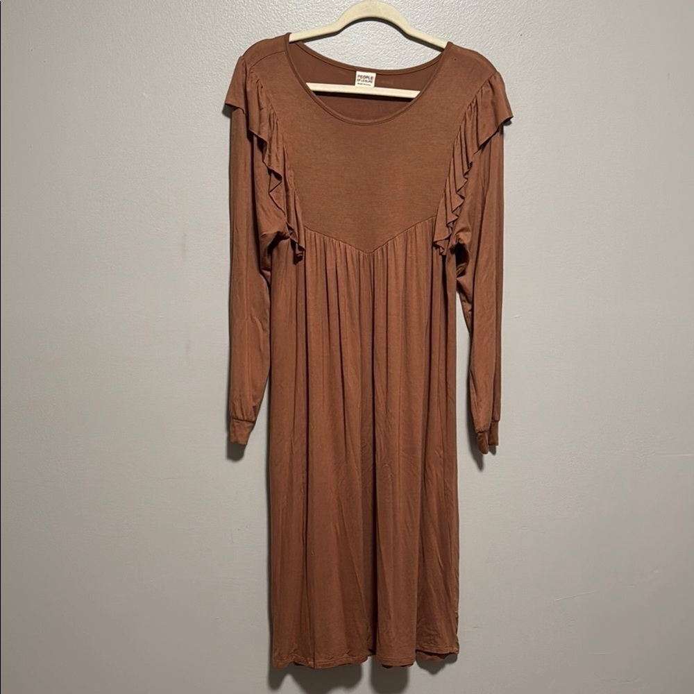 People of Leisure brown dress small
